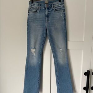 Mother insider sneak jeans
